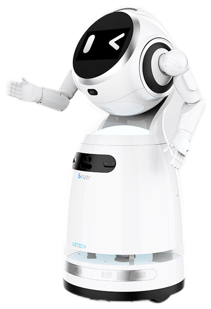 Robot d’accueil détouré