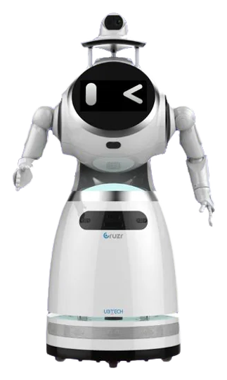 Robot d’accueil détouré