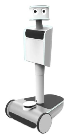 Robot d’accueil détouré